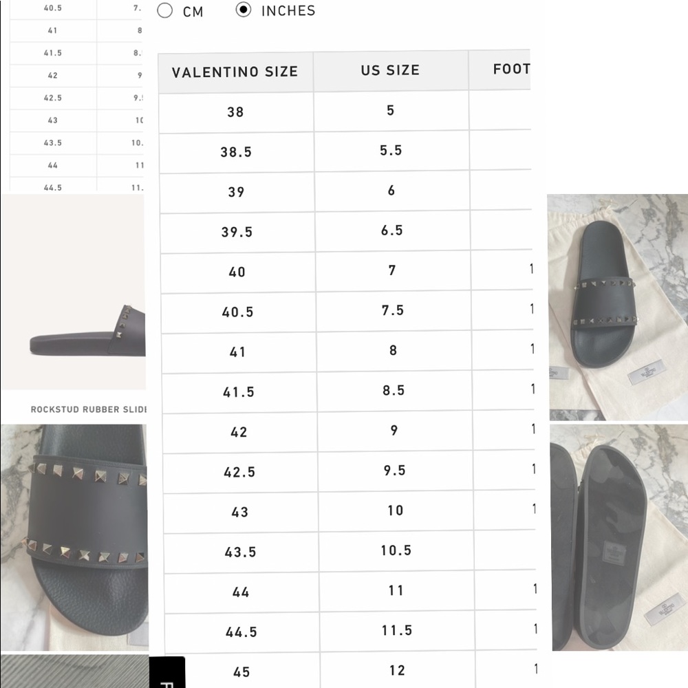 VALENTINO Rockstud Rubber Slider Sandal🖤 - Picture 11 of 15